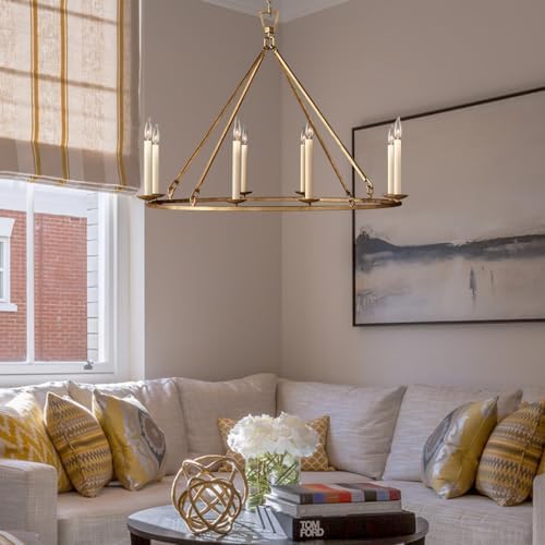 LOVEDIMA 354 Antique Brass 8 Light Chandelier