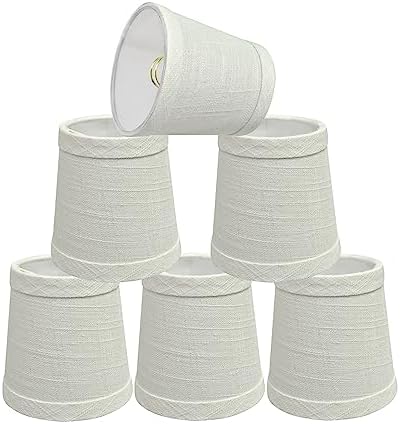 Aspen Creative 32713-6B Empire Shade Set of 6 Off White