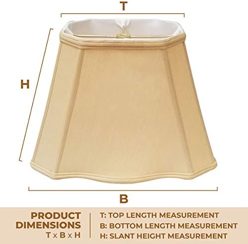 Royal Designs Inc Empire Pleated Chandelier Shade White 3x6x5