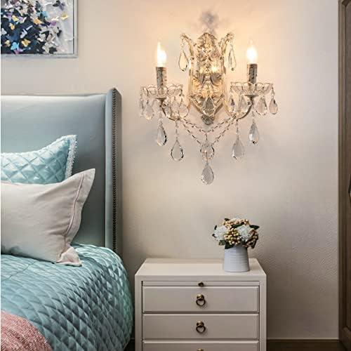 YLONG-ZS Crystal Wall Sconce Modern Wall Light