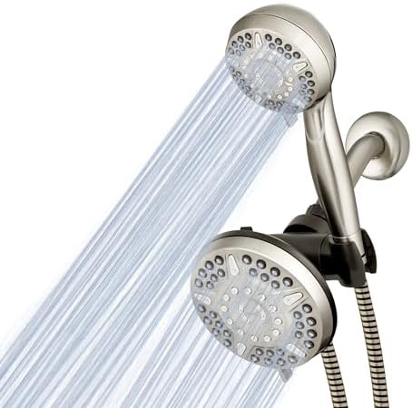 Waterpik 12-Mode 2-in-1 Dual Shower Head System with PowerPulse Massage