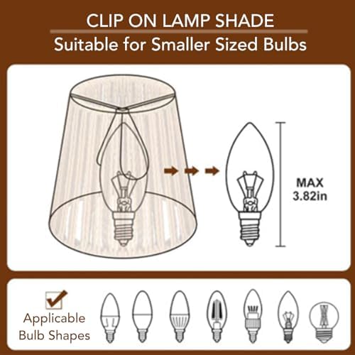 3PCS Rattan Lamp Shades Bohemian Decor for E14 Bulbs