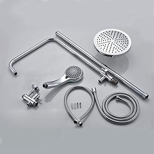 Swivel Shower Column with Hand and Rain Shower Heads 1