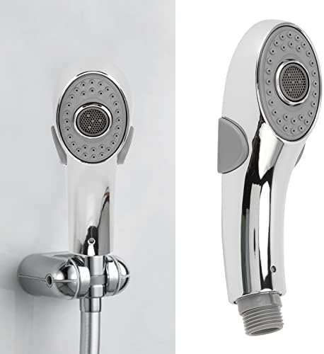 Handheld Shower Head with Massage Nozzle and Ergonomic Handle