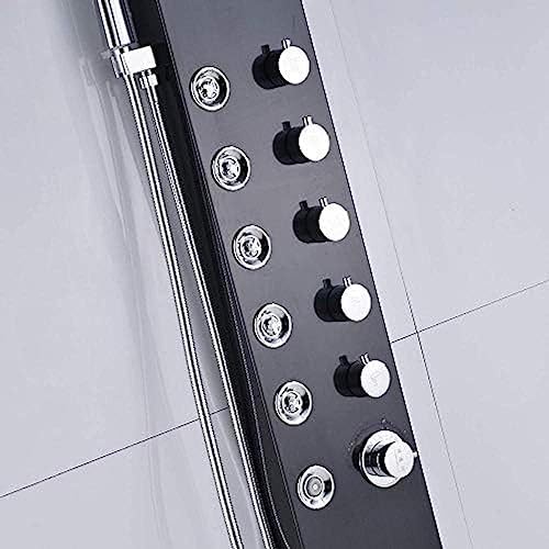 TECKI Shower Head with 8 Massage Nozzles and Hand Sprayer