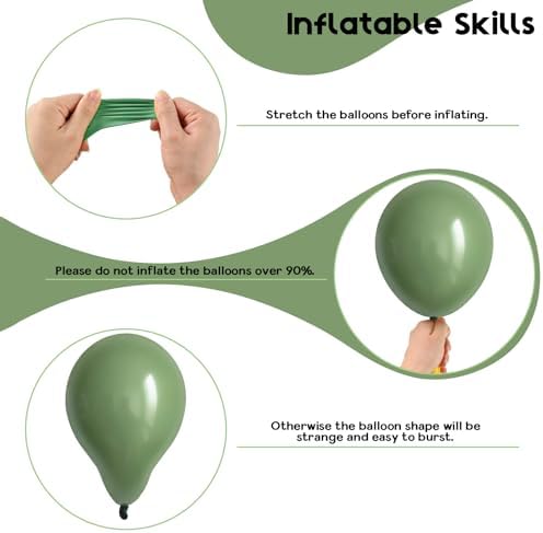 Isndare 60pcs 12inch Balloon Set for Parties