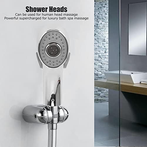 Handheld Shower Head with Massage Nozzle and Ergonomic Handle
