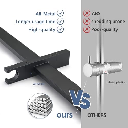UCLIMAA Handheld Shower Head with Slide Bar Combo