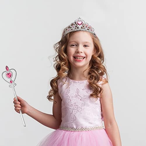 Yinder Princess Party Favor Set with Crown Tiara Wands and Bags