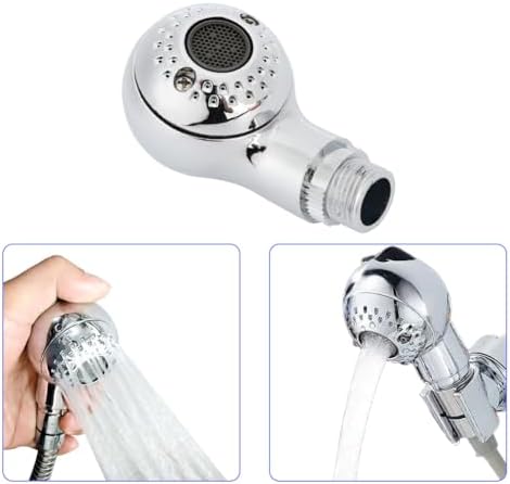 Shampoo Bowl Sprayer Head with Side Control Button