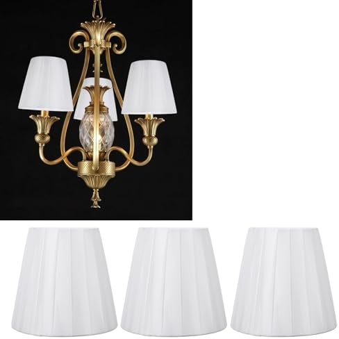 Asixxsix 3Pcs Fabric Lampshade Set for Table and Wall Lamps