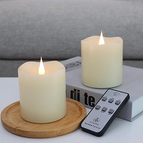 TECHLONG Flameless Candles with Remote Timer