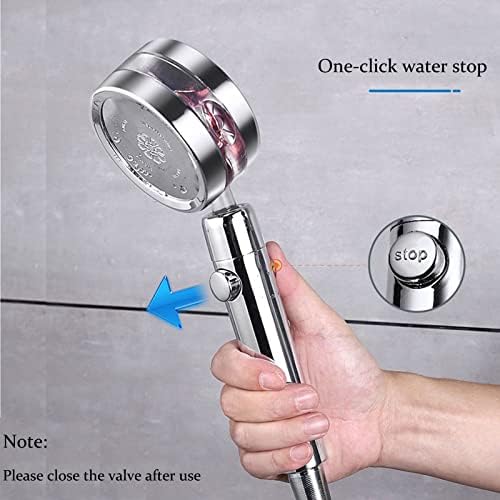 Handheld Showerhead with 360 Rotation and Turbo Fan Technology