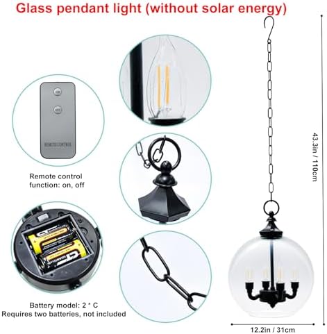 Battery Operated LED Chandelier for Outdoor Use