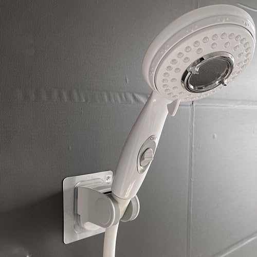 Handheld Shower Head with OnOff Switch and 60 Hose - White