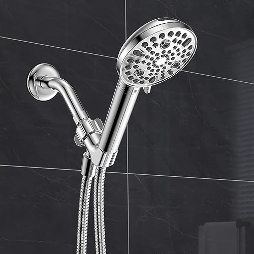MakeFit Adjustable Shower Head Holder with Chrome Finish
