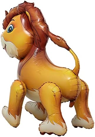 4D Walking Balloons Lion Panda Alpaca Birthday Party Decorations