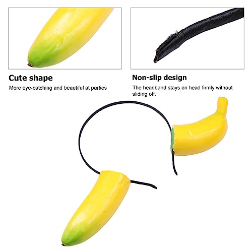Banana Headband Costume Accessory for Halloween and Parties