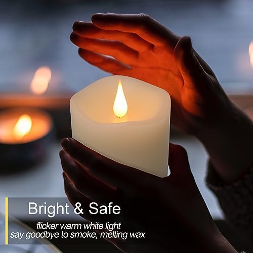 TECHLONG Flameless Candles with Remote Timer
