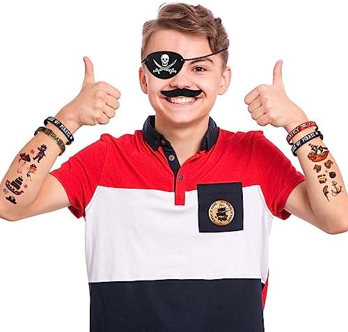 144 Pcs Pirate Party Favors Set for Kids