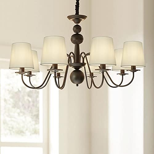 Lampwell Virgo Clip-on Chandelier Lamp Shades Set of 6 Beige
