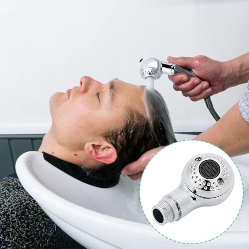 Shampoo Bowl Sprayer Head with Side Control Button