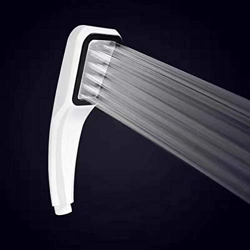 High Pressure Handheld Shower Head with 300 Holes Square Sprayer Nozzle Orange