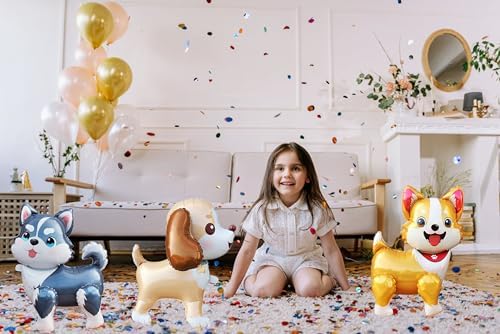 3D Animal Dog Balloons for Birthday Party Decorations