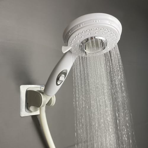 Handheld Shower Head with OnOff Switch and 60 Hose - White