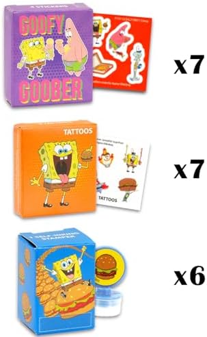 Spongebob Party Favors 20 Piece Bundle