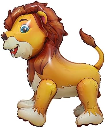 4D Walking Balloons Lion Panda Alpaca Birthday Party Decorations