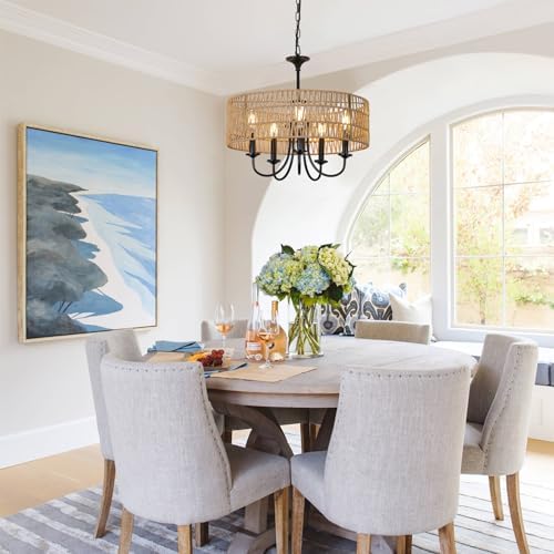 Modern Farmhouse Chandelier with 5 Lights
