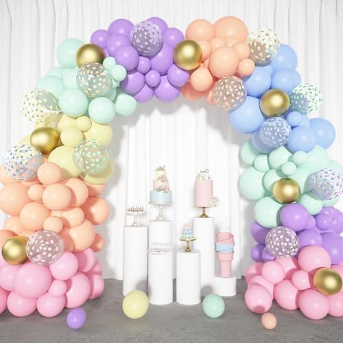 Amandir 164PCS Pastel Balloon Garland Kit