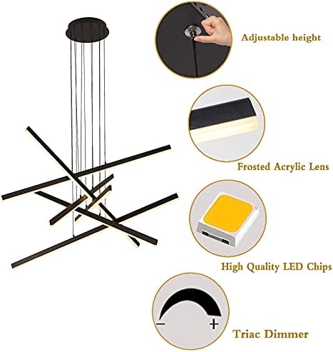 Artop 6 Light Dimmable Chandelier LED Pendant Light