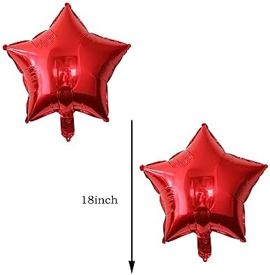 7pcs Watermelon Foil Balloons for 2nd Birthday Decorations