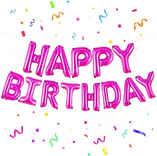 Hot Pink 1 Balloon for First Birthday - 40 Inch Pack of 2