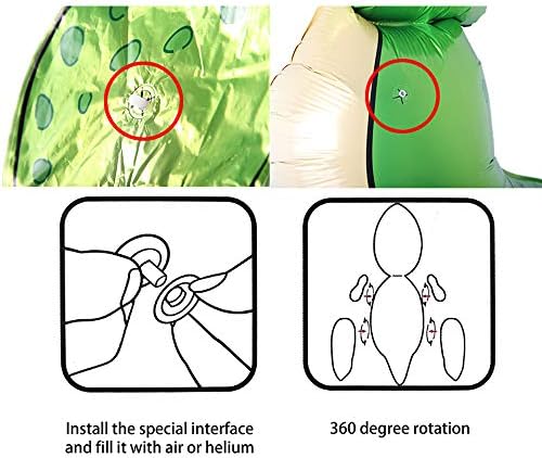 4D Walking Balloons Lion Panda Alpaca Birthday Party Decorations