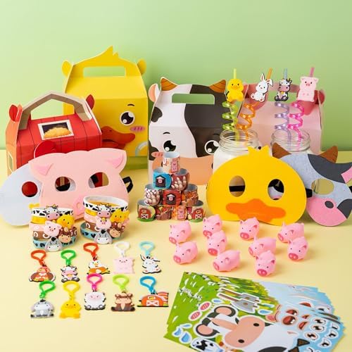 Farm Animals Birthday Party Favor Set 82pcs