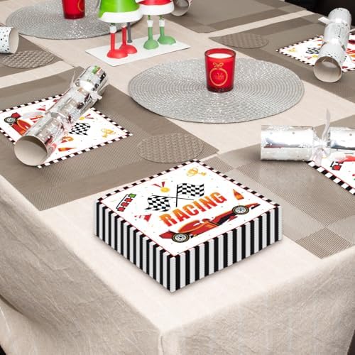 Racing Car Napkins for Birthday Parties