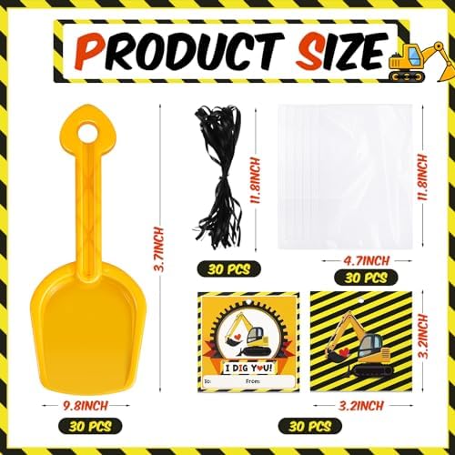Capoda 30 Piece Construction Party Favor Pack