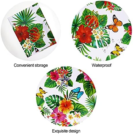 3 Pack Hawaiian Luau Tablecloths for Party Decor