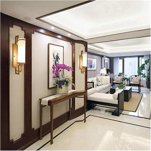 Modern Style Wall Light with LED Cylindrical Glass Shade