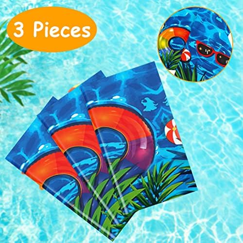 PHOGARY 3 Piece Summer Beach Tablecloths Set