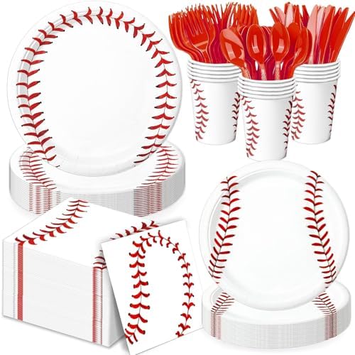 140 PCS Baseball Birthday Party Decorations Set