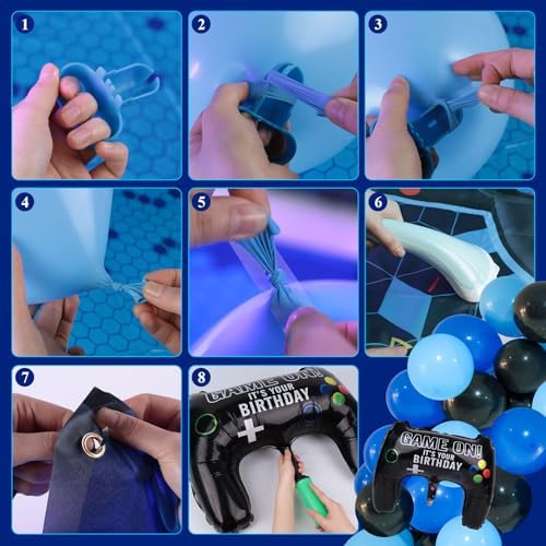 LovesTown 70PCS Video Game Balloon Garland Kit