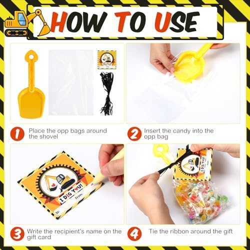 Capoda 30 Piece Construction Party Favor Pack