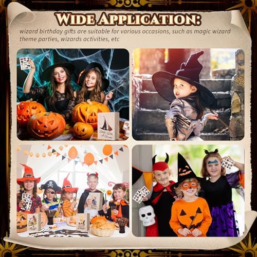 Yexiya 216 Pcs Wizard Party Supplies Magic Theme Birthday Favors Set