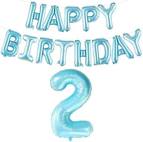 KatchOn Light Blue 2 Balloon - Pack of 3