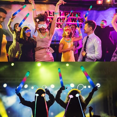 272 pcs Glow Party Supplies Set with LED Glasses