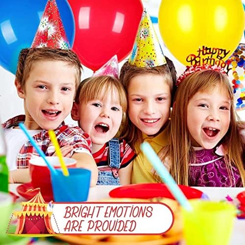 72PCS Carnival Party Balloons 12 Inch Decorations